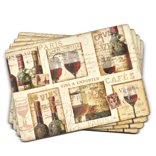 [1170030014] INDIVIDUALES - FRENCH CELLAR INDIV X4 PZS 10648586, 10648586, PORTMEIRION