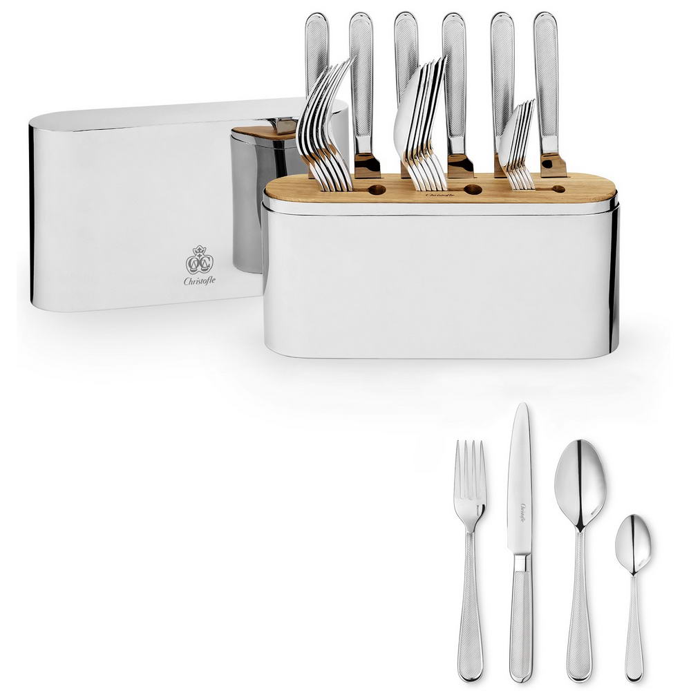 CONCORDE - JGO 24 PZS ACERO B02413299, CHRISTOFLE