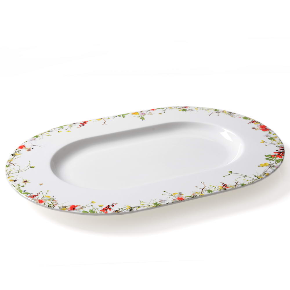 FLEURS SAUVAGES - FUENTE OVAL 41CM 12741, ROSENTHAL
