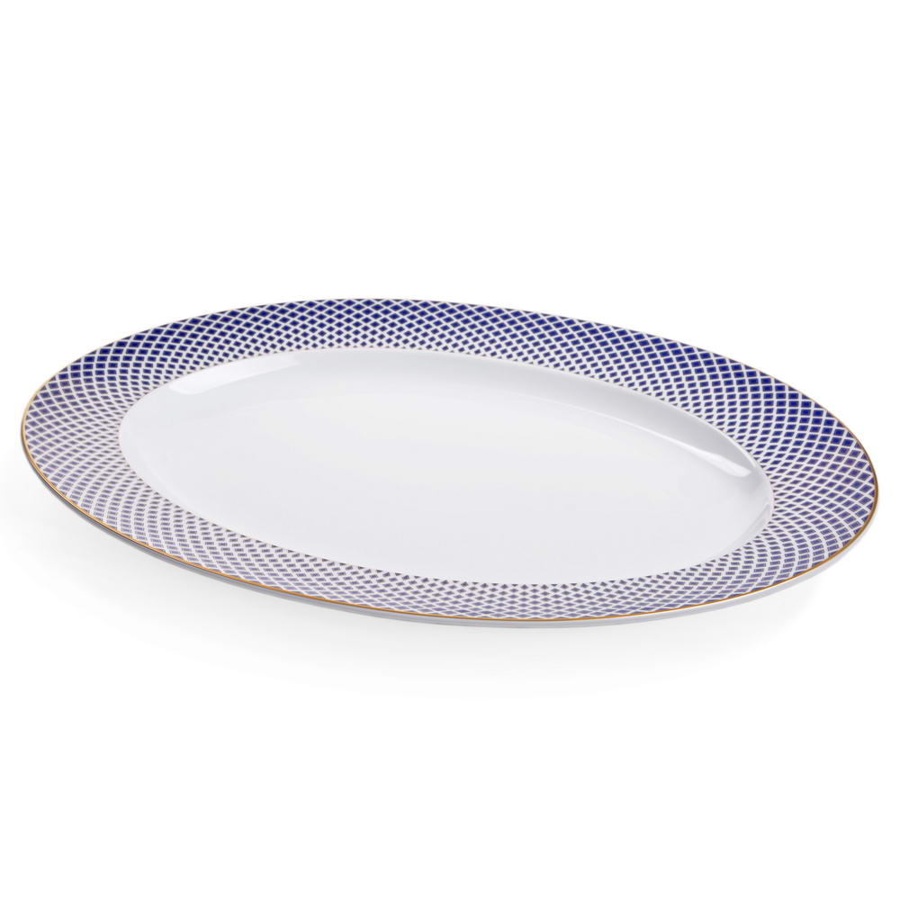 FRANCIS CARREAU - AZUL FUENTE OVAL 40CM 12740, ROSENTHAL