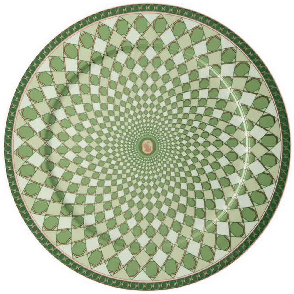 SIGNUM -  PLATO BASE 33CM GREEN, 10263,ROSENTHAL