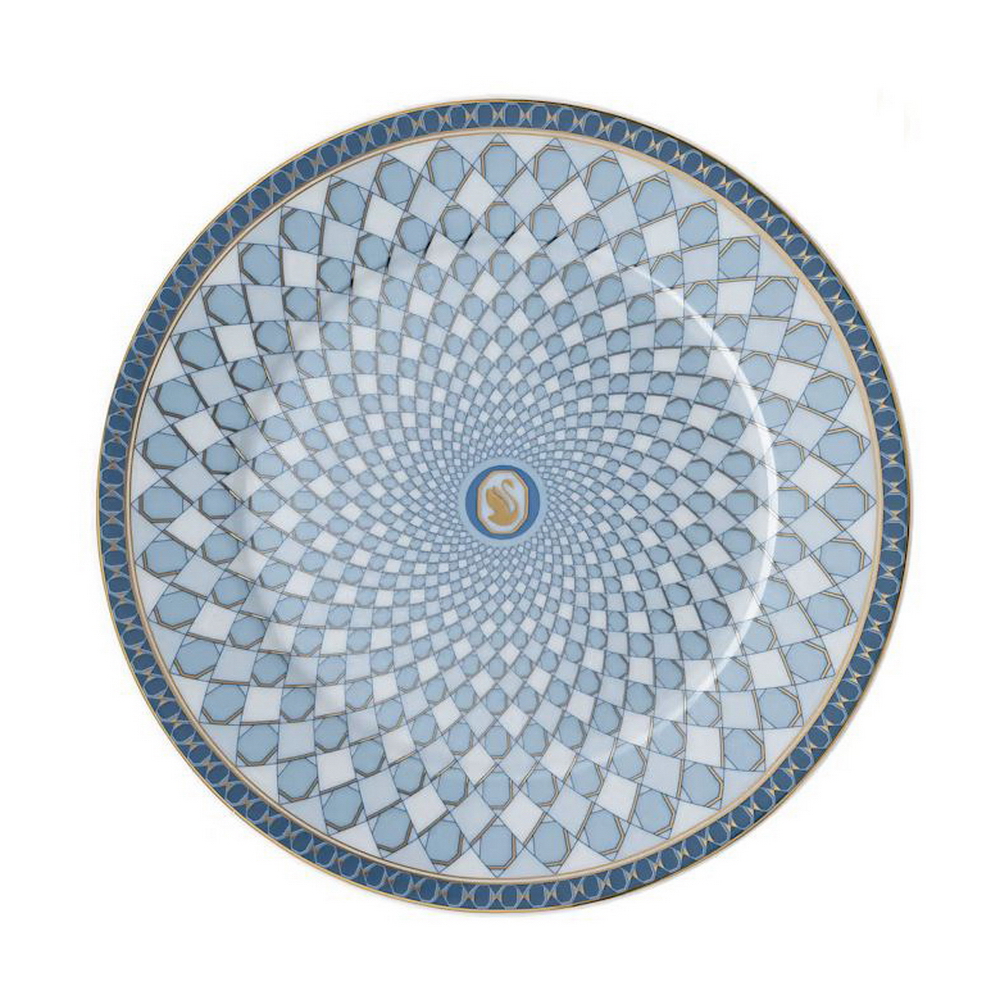SWAROVSKI - PLATO 18CM BLUE, 10218,ROSENTHAL