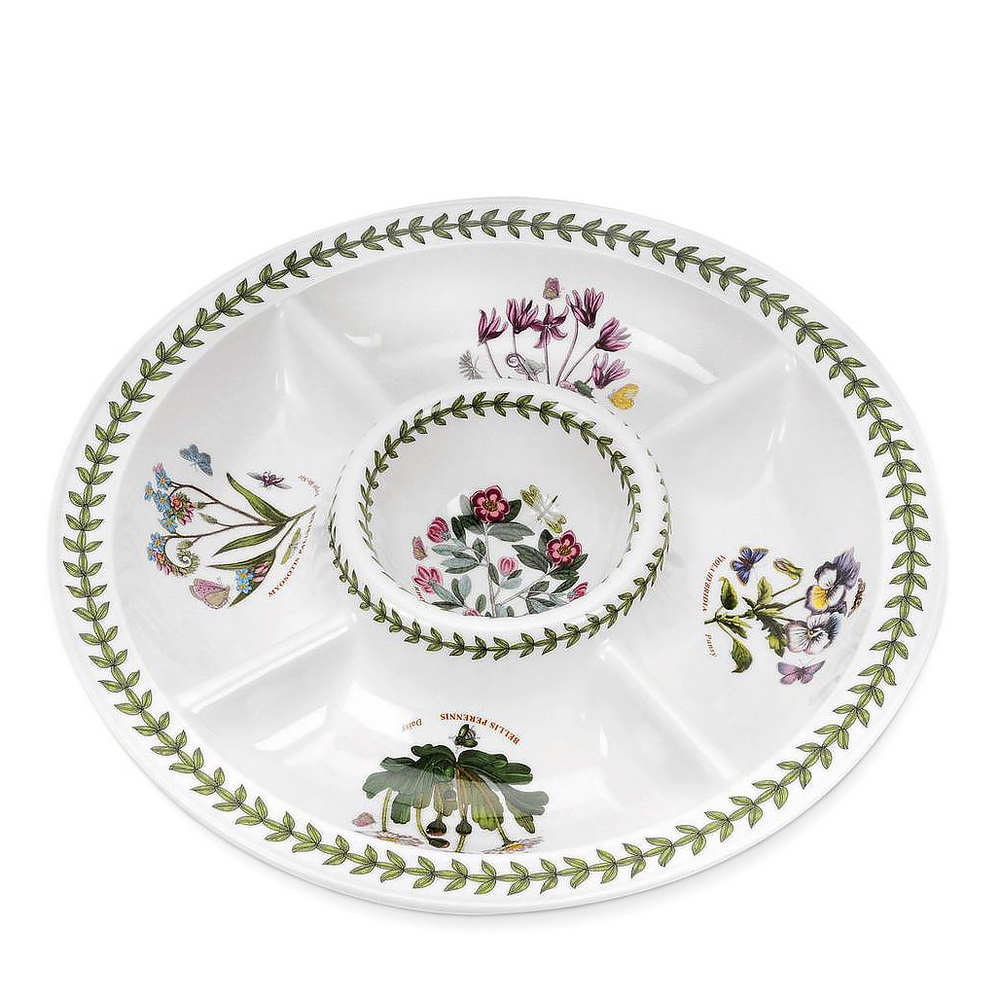 BOTANIC GARDEN - FUENTE CHIPS & DIP 35cm, 605231, 485709/78028, PORTMEIRION