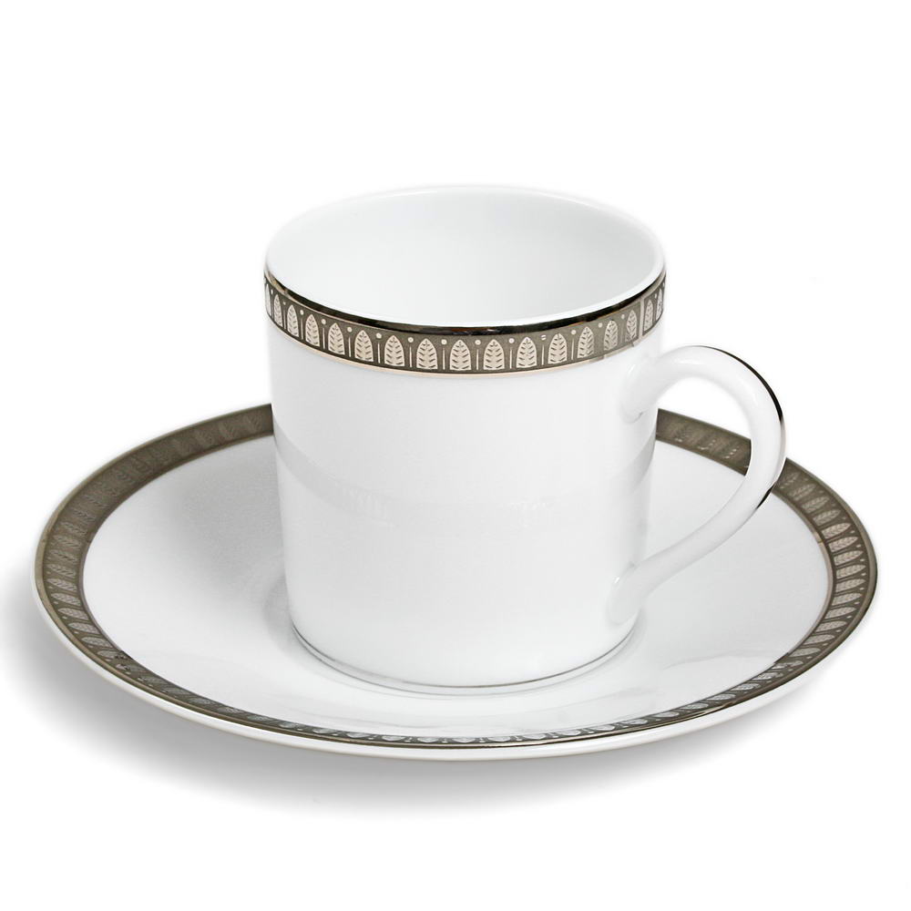MALMAISON PLATINO - TAZA EXPRESSO  C/ PLATO 07645510, CHRISTOFLE