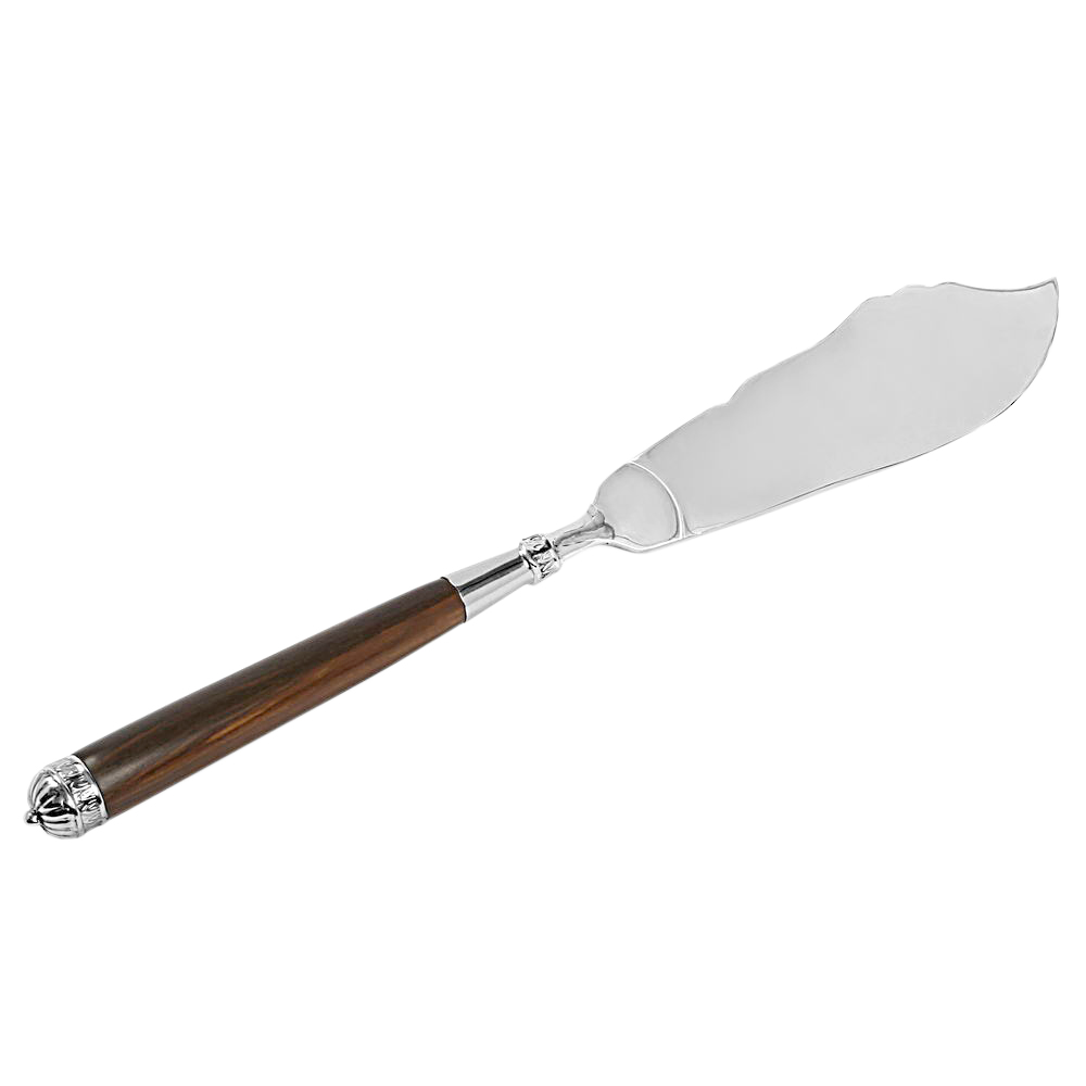 CUBIERTOS - MANCORA CUCHILLO TORTA 70GR. MAD/PLATA AFTP092/M