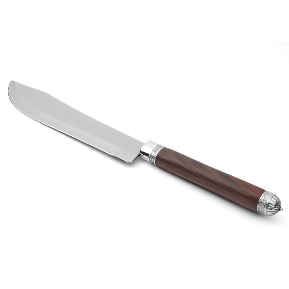 CUBIERTOS - MANCORA CUCHILLO ASADO 20GR.PL/MADERA