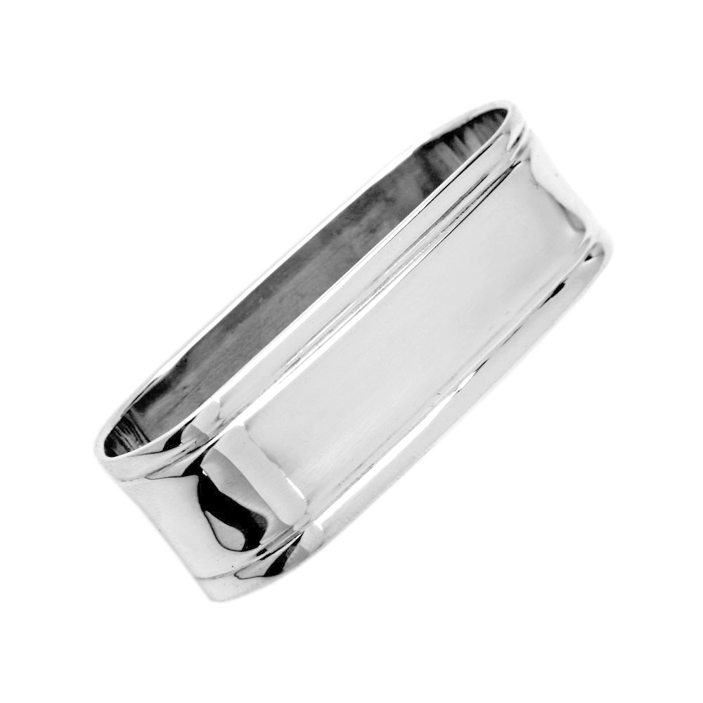 ARTICULOS DE MESA - SERVILLETERO DOBLE RAYA PLATA, 27GR