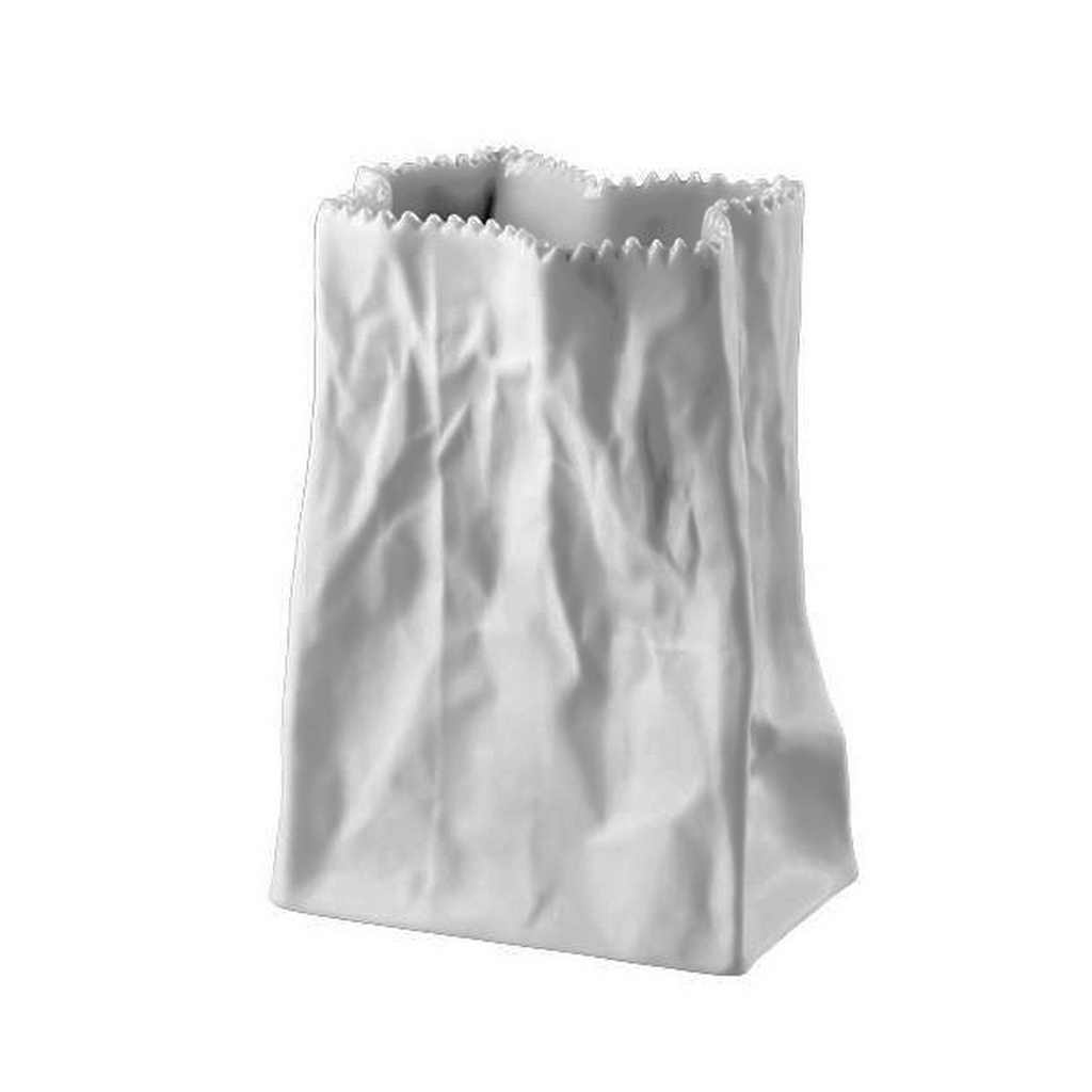 TUTENVASE BLANCO ESMALTADO FLORERO 14CM 26014, ROSENTHAL