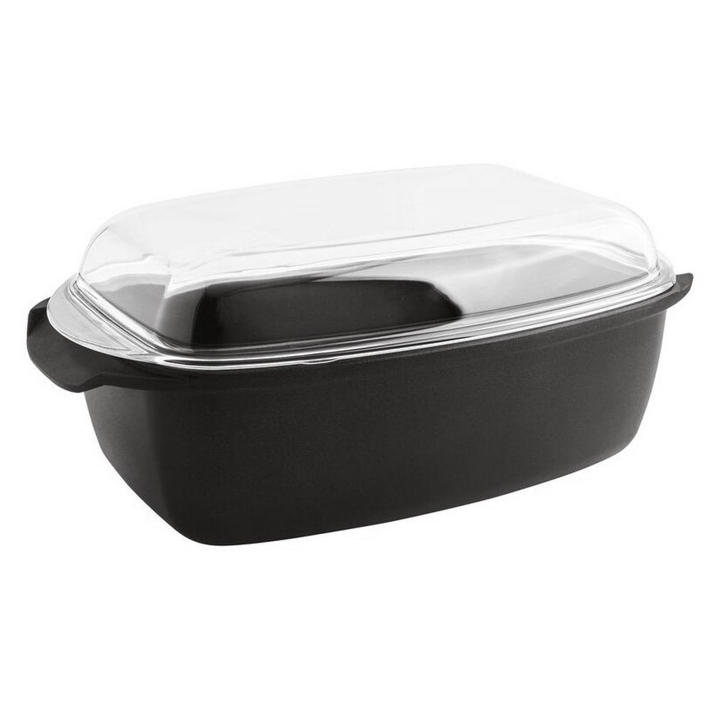 ROCK & ROSE BLACK BANDEJA P/ASAR 32X21CM 51025-32, SAMBONET