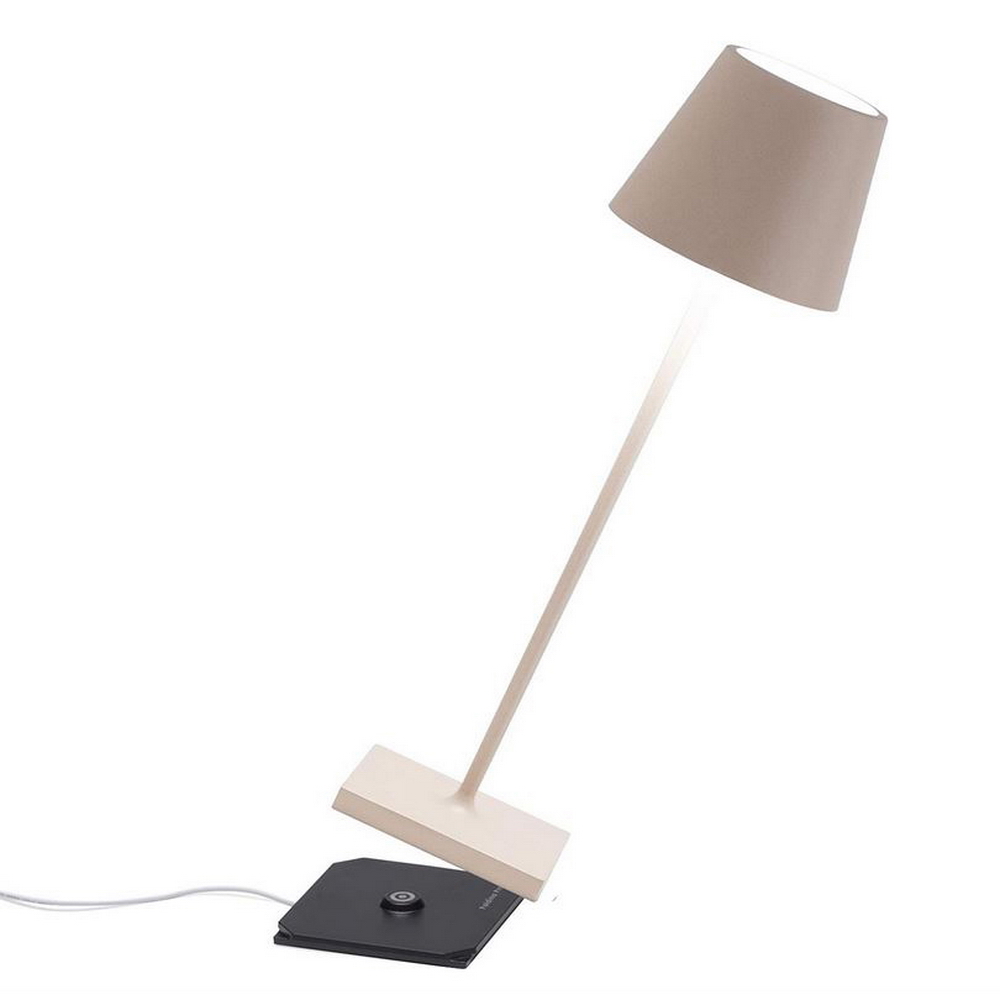 POLDINA - LAMPARA DE MESA ARENA, LD0340S3, ZAFERANO