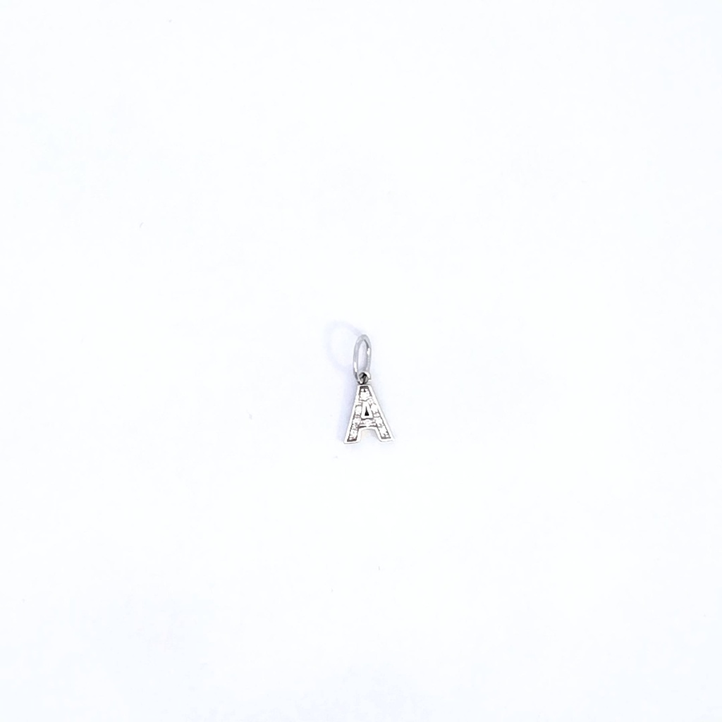 DIJE B LETRA A,0.71GR, INB010A, MILANO