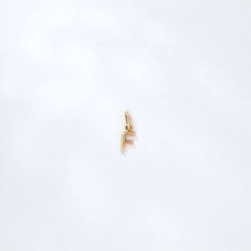 Dije A letra F, 0.62 GR, NPP