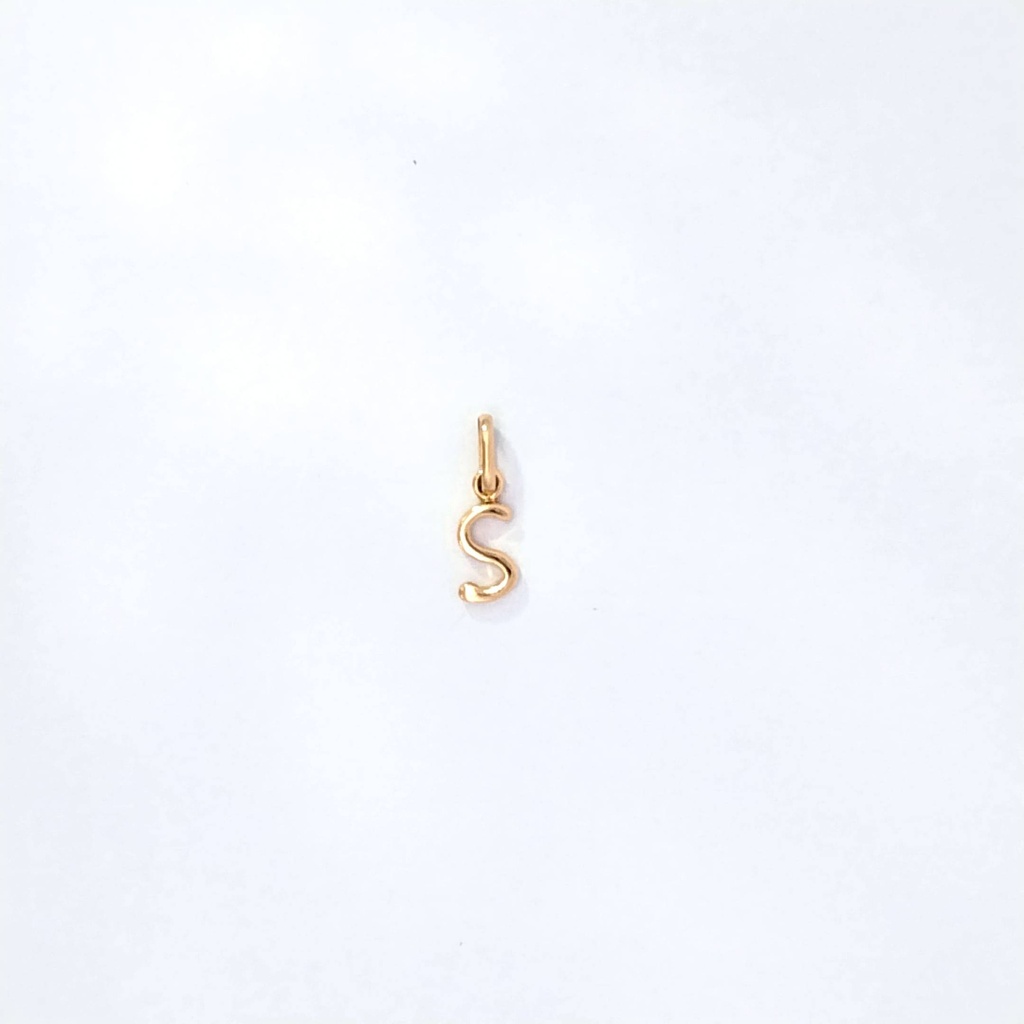 Dije A letra S, 0.72 GR, NPP