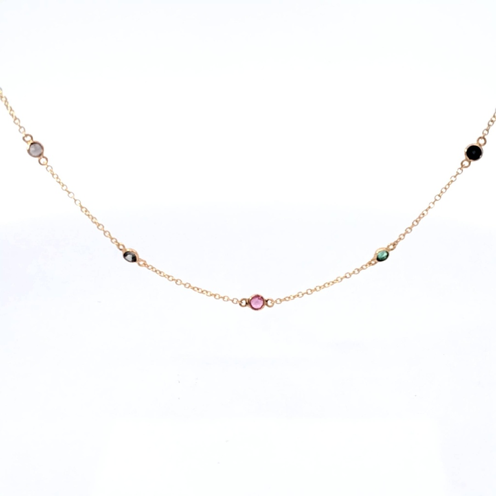 COLLAR A,MULTICOLOR STONE RD,KMC5731,PRENZO