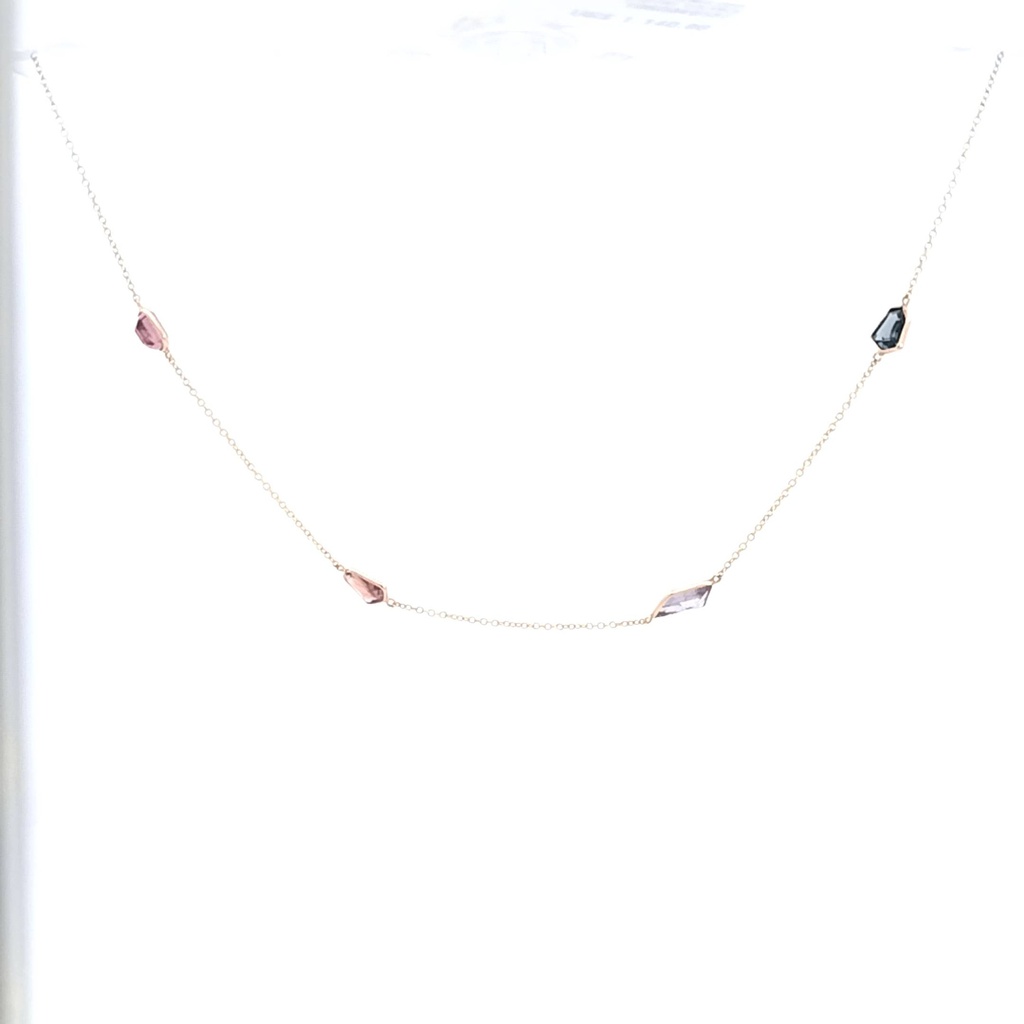 COLLAR A,MULTICOLOR STONE U/S,KMC6952,PRENZO