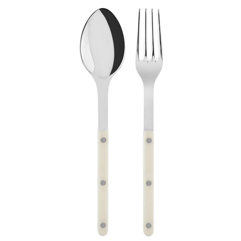 1BISTROT SOLID, JGO DE SERVIR X2 PZS IVORY, SABRE