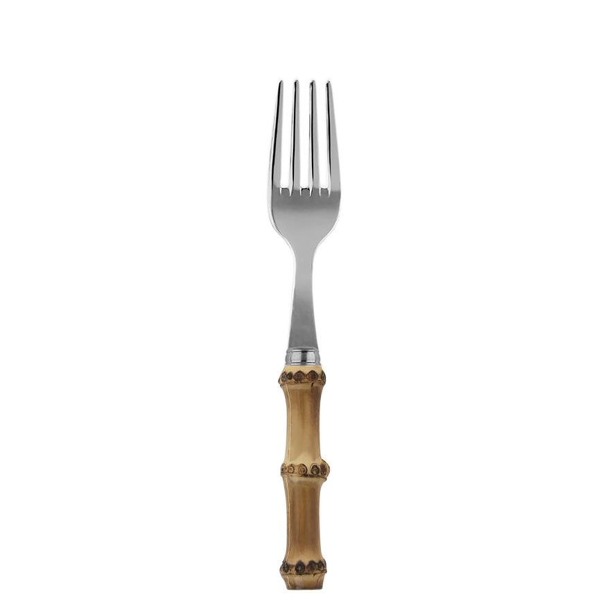 BAMBOO LIGHT WOOD TENEDOR POSTRE, SABRE