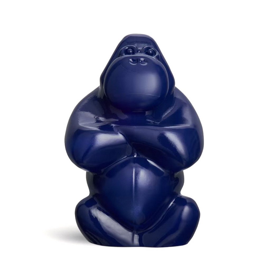 GABBA GORILLA AZUL ADORNO 30CM,7091025,KOSTA BODA