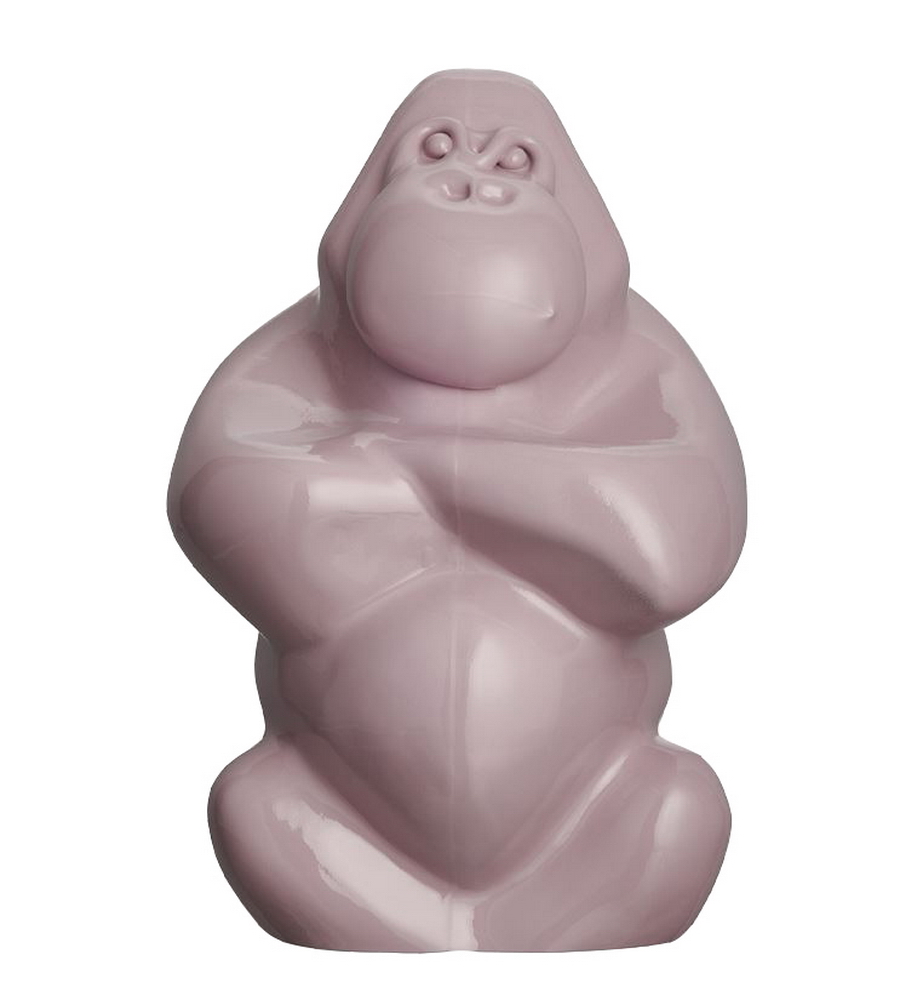 GABBA GORILLA ROSADO ADORNO 30CM,7091027,KOSTA BODA