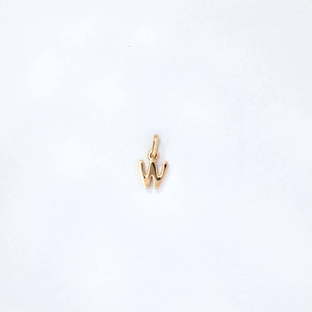 Dije A letra W, 0.72 GR, NPP