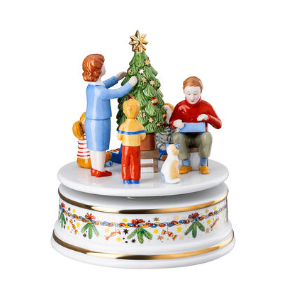 CAJA MUSICAL CHRISTMAS ADORNO 14CM, 27417, ROSENTHAL (copiar)