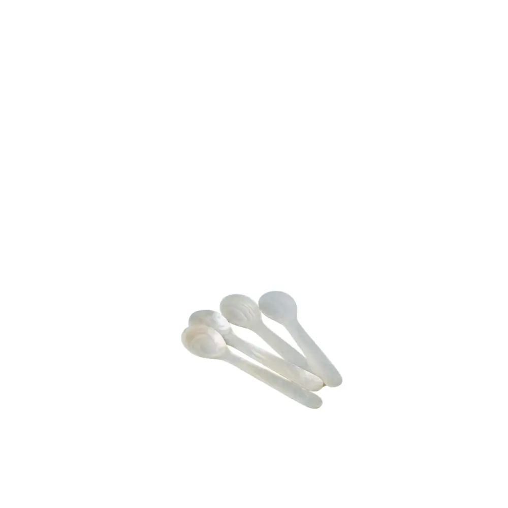 SEASHELL CUCHARITAS SET X4,NACAR,07-45,BE HOME