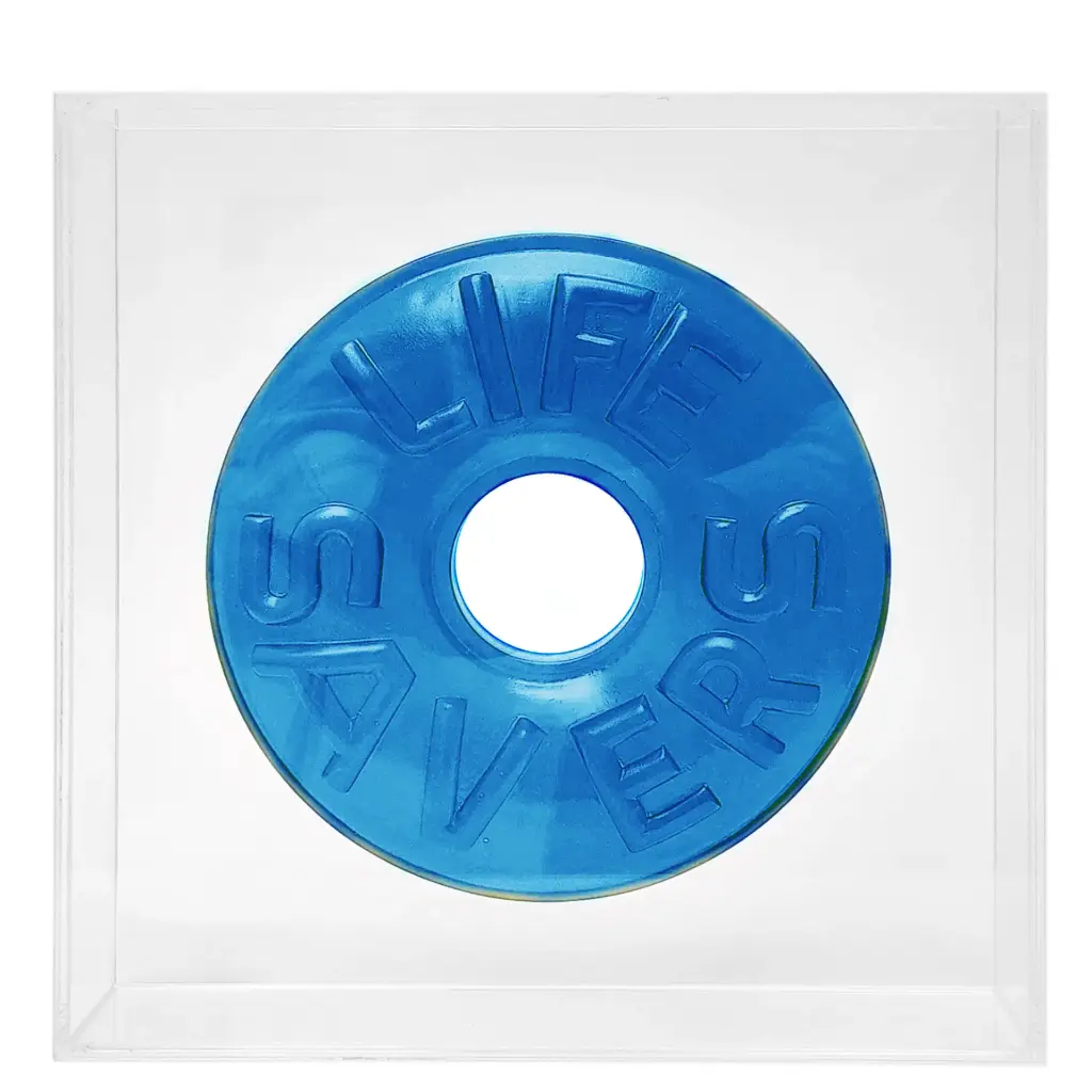 ESCULTURA LIFE SAVER AZUL