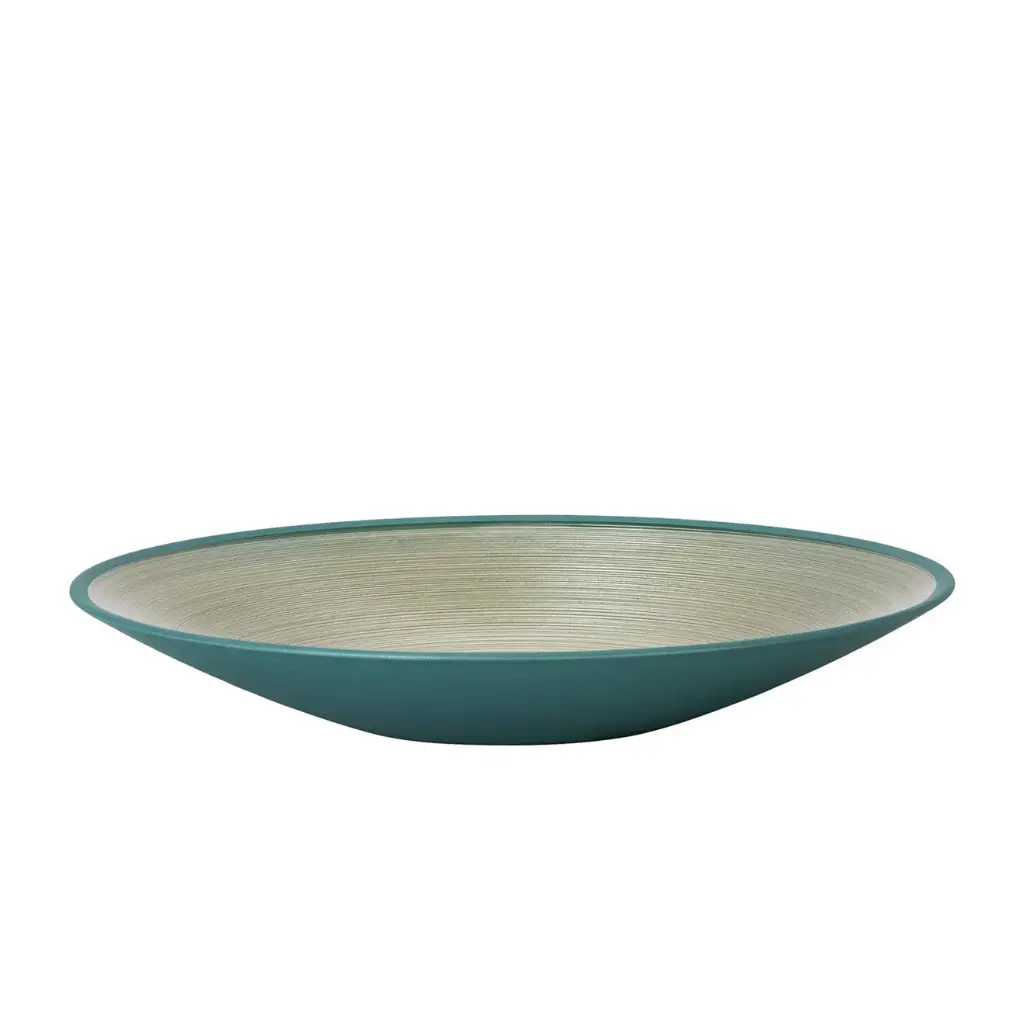 GLASS BOWL VERDE PLATO 25CM 45725, ROSENTHAL