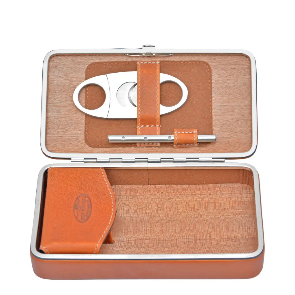 ESTUCHE PARA 3 PUROS,5420184,HAMMANN