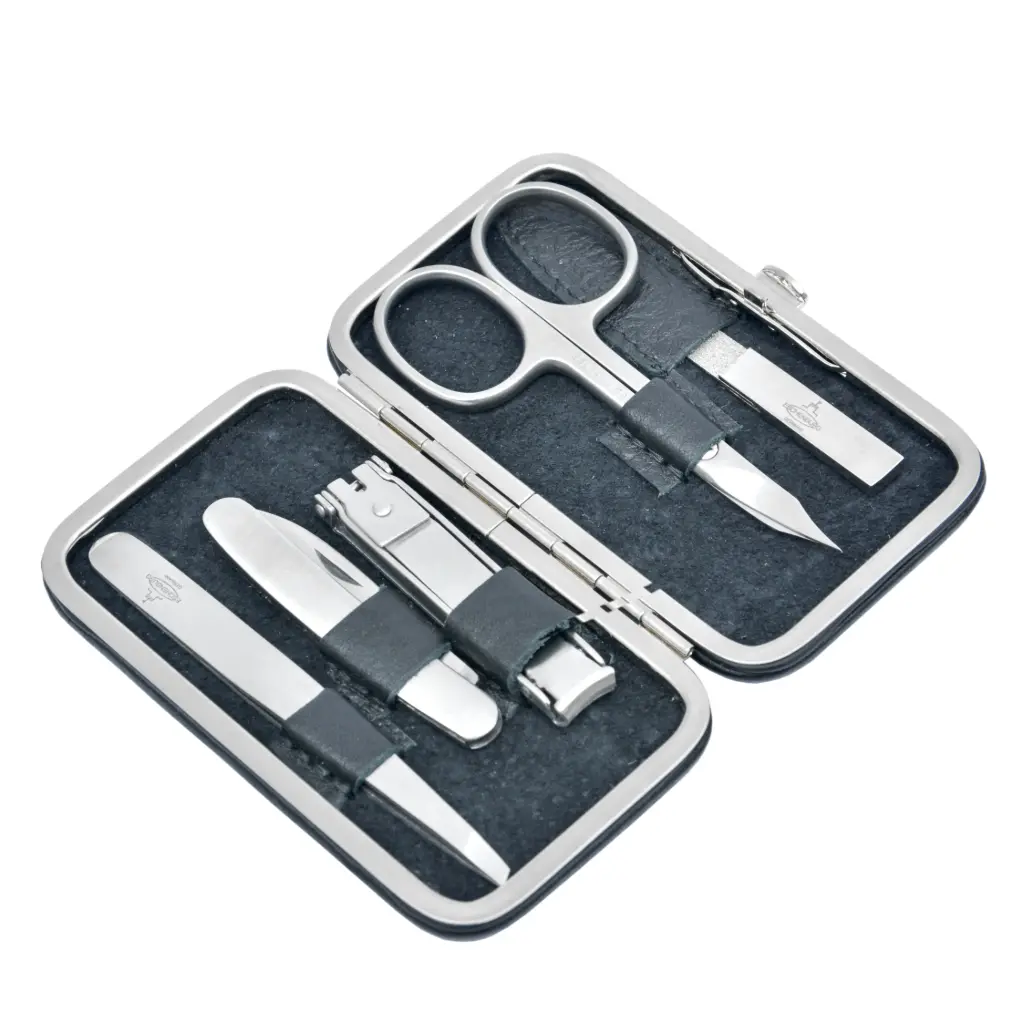 SET MANICURE CUERO CIERVO NEGRO,6291032VSKFTM,HAMMANN