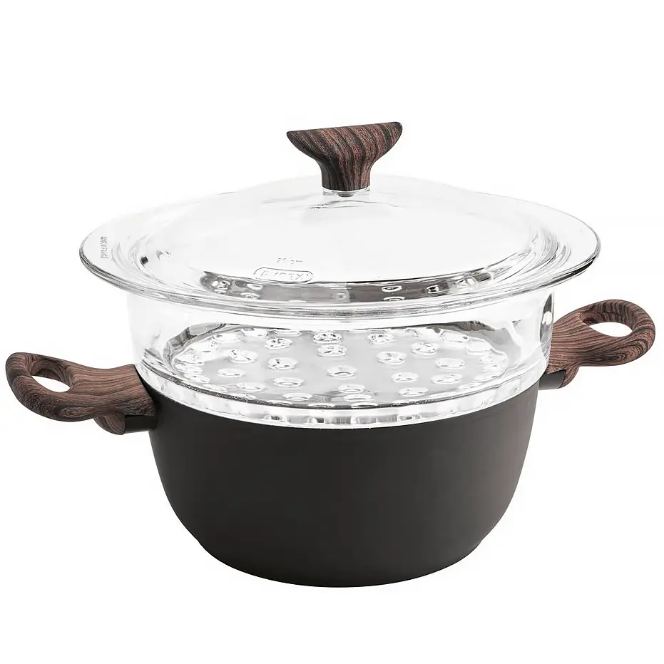 ROCK & ROSE NEGRO CACEROLA  CM 20,51054-20,SAMBONET