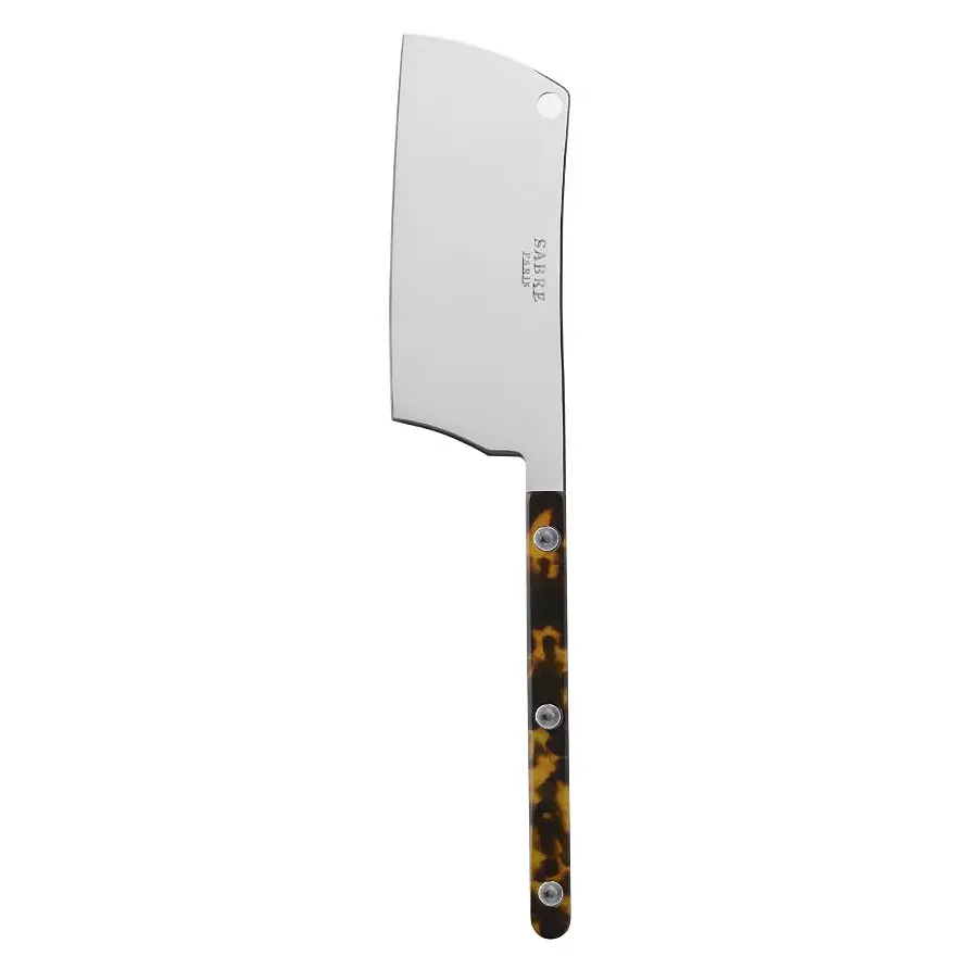 BISTROT FAUX TORTOISE, CUCHILLA PARA QUESO DURO, SABRE