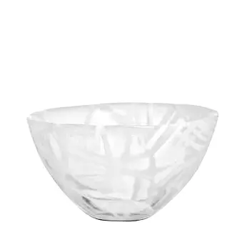 CONTRAST BOWL BLANCO 8.5 CM, 7052208 , KOSTA BODA
