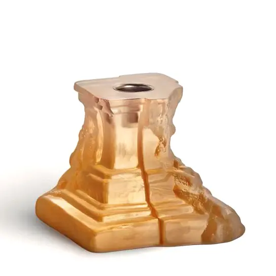 ROCKY BAROQUE CANDELERO ÁMBAR HAZE 9.5 CM, 7062309 ,KOSTA BODA
