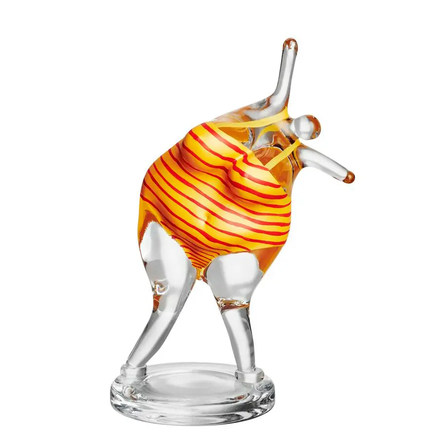 BADLYCKA HAPPINESS AMARILLO/ROJO ADORNO, 7460171 ,KOSTA BODA