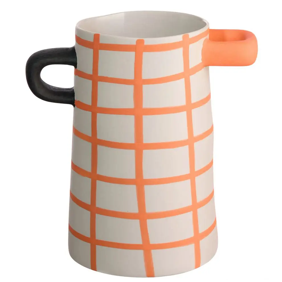 RAYU FLORERO NARANJA A CUADROS 11CM, 84822130,ASA SELECTION