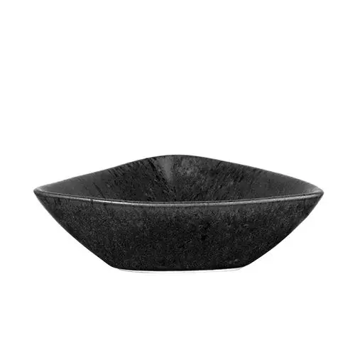 GRANDE BOWL TRIANGULAR NEGRO 11 X 11 CM, 91018174,ASA SELECTION