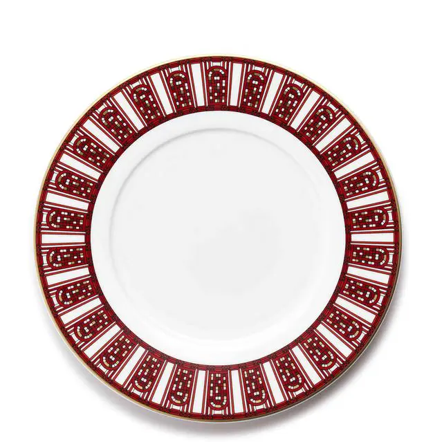 ARCADIA PLATO POSTRE ROJO 21 CM SET X2,2817036, BACCARAT