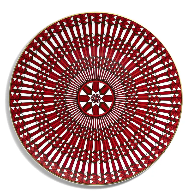 ARCADIA PLATO ROJO 31 CM, 2817038, BACCARAT
