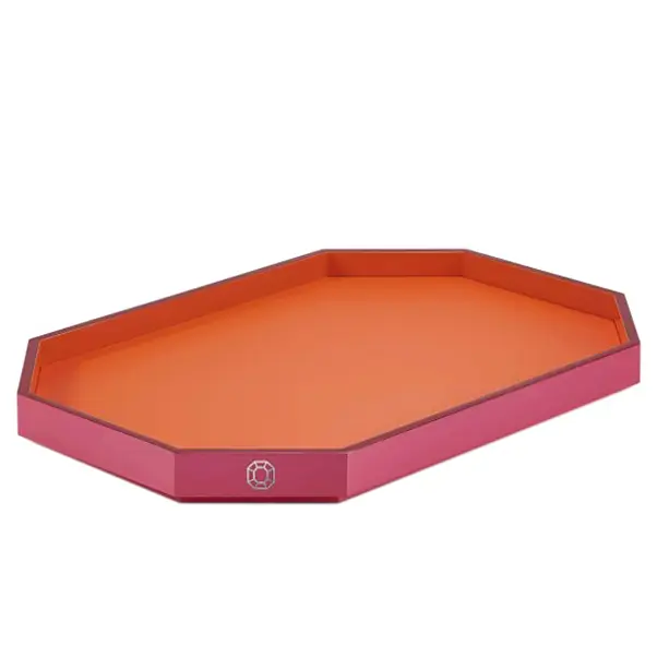 OCTOGONE BANDEJA ANARANJADO MID,2816918, BACCARAT