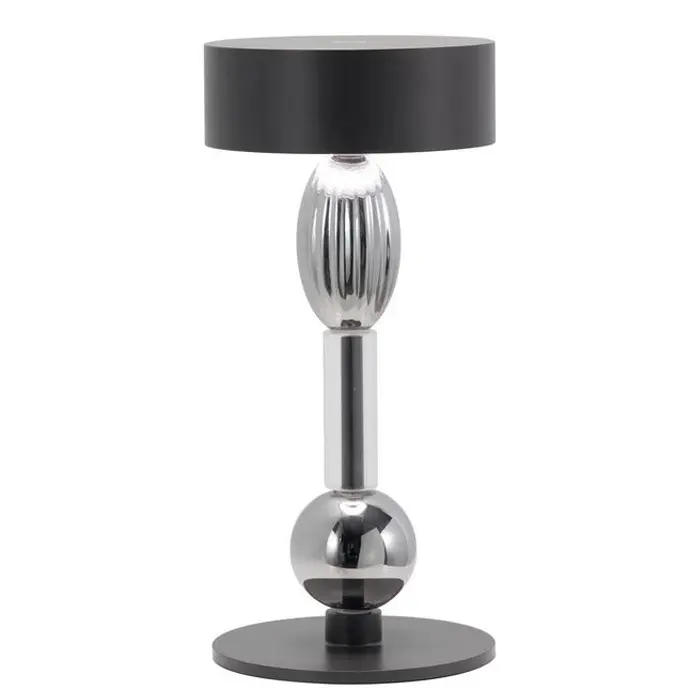 ROYAL FAMILY-LAMPARA DE MESA CLEAR GREY LD1160T3, ZAFFERANO