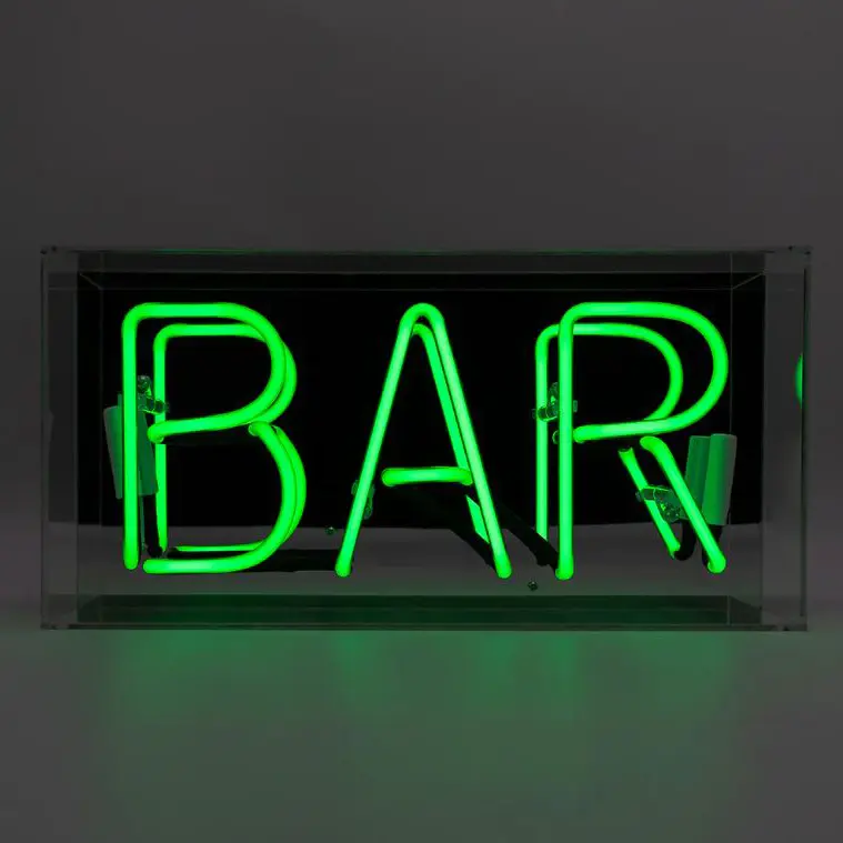 ADORNOS DE MESA -BAR VERDE(NEÓN), LOCOMOCEAN