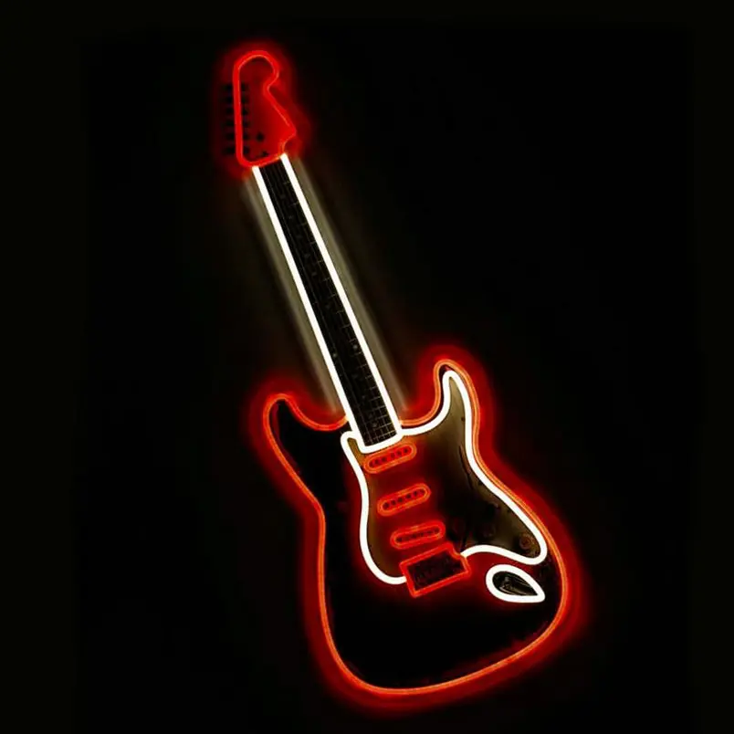 ADORNO DE PARED-GUITAR (NEÓN), LOCOMOCEAN