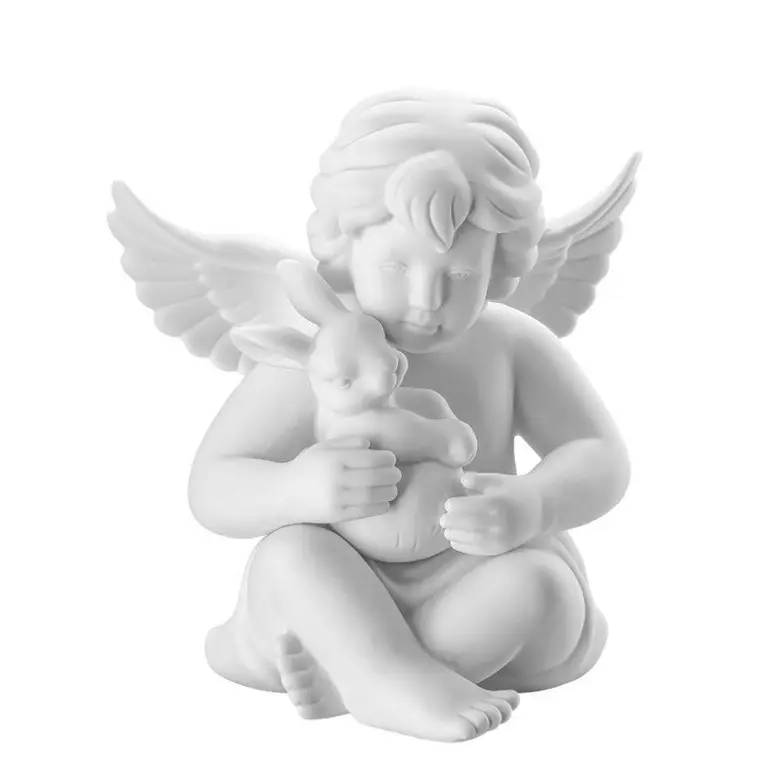 ANGEL C/ CONEJO 13.5CM, 90531, ROSENTHAL