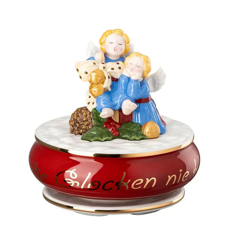 CAJA MUSICAL CHRISTMAS ADORNO 14CM, 27411, ROSENTHAL
