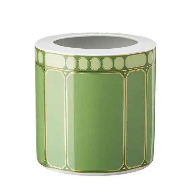 SWAROVSKI FLORERO GREEN 17CM 26008, ROSENTHAL