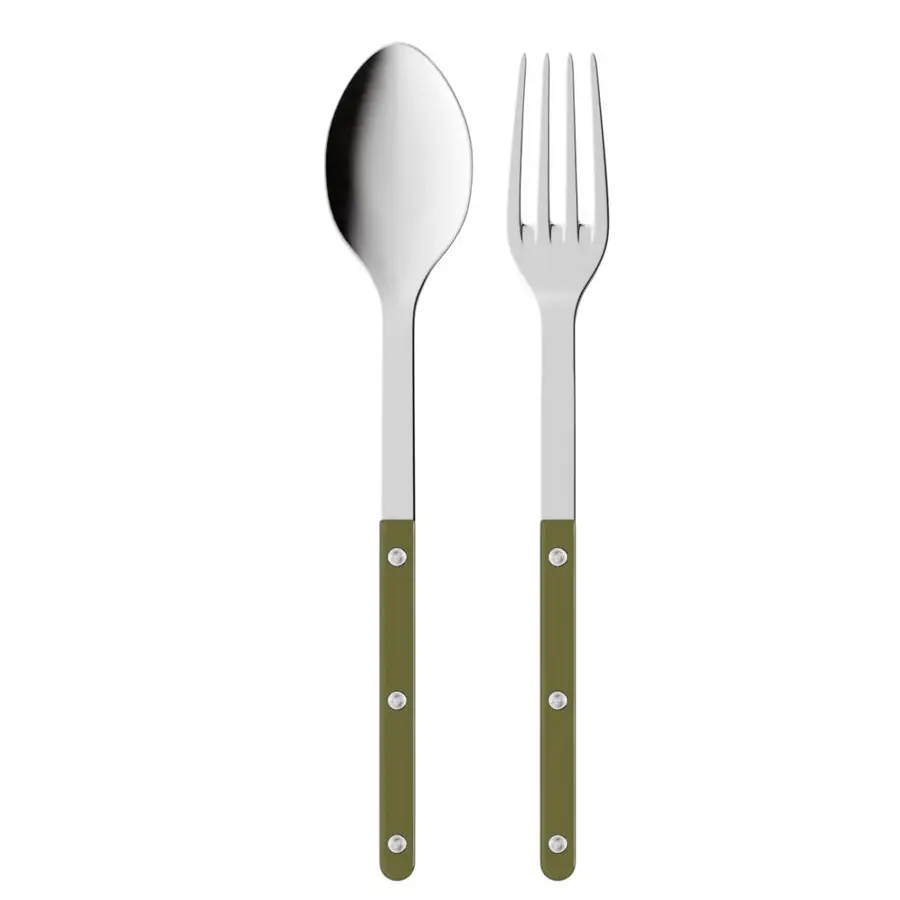 BISTR SOLID, JGO DE SERVIR X2 PZS GREEN FERN, SABRE