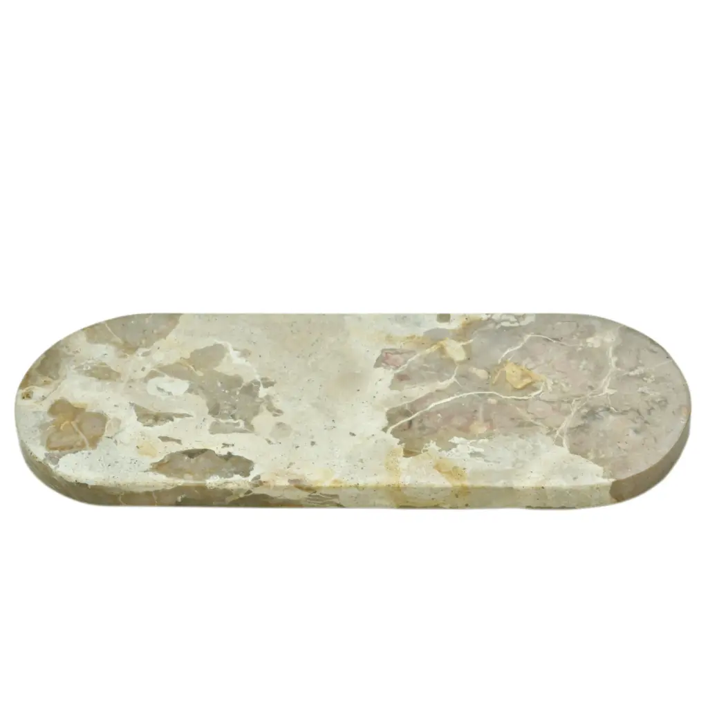 PLAYGROUND - Platter oval beige 32x12cm, BAUSCHER
