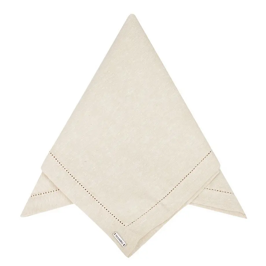 SERVILLETA AJOUR BEIGE 45X45CM,001305,MAMEG