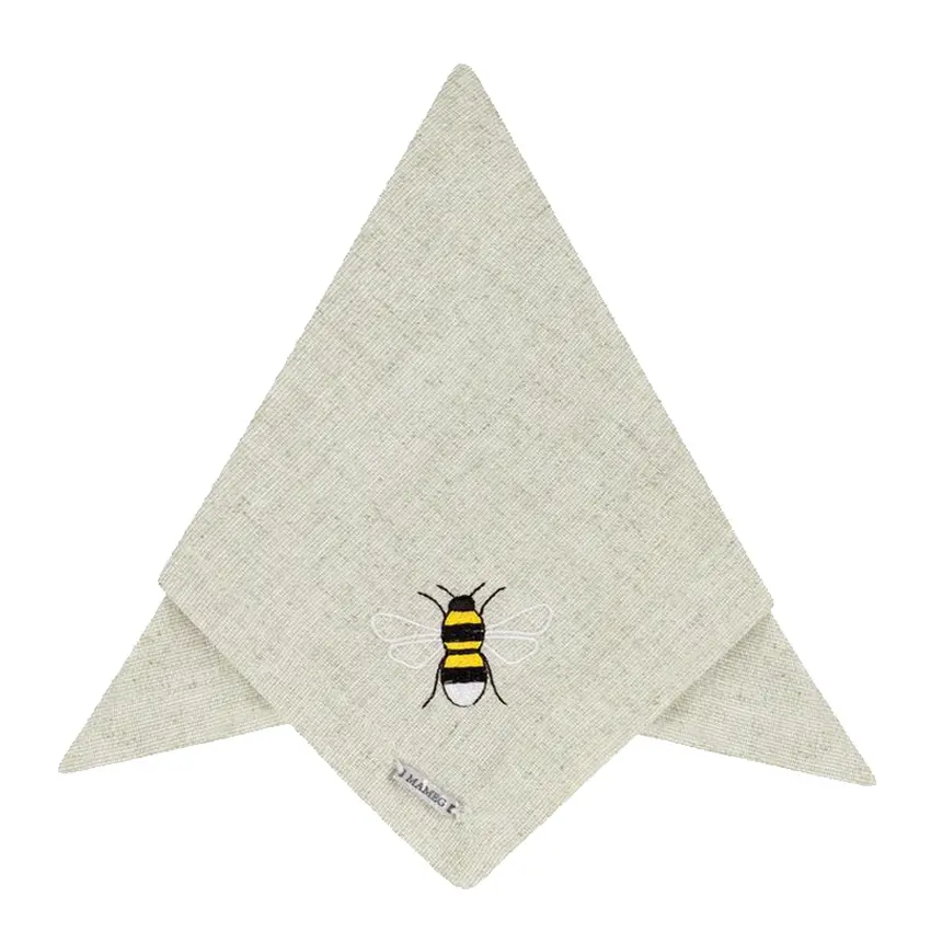 SERVILLETA BORDADA ABEJA 40X40CM,002715,MAMEG